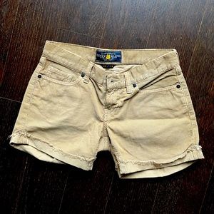 Cargo Corduroy Tan Shorts 24 US XS Lucky Brand